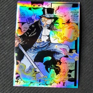 One Piece Holografische Hüllen Manga Art Sabo