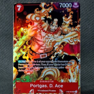 One Piece-Ersatzkarte Holo – Portgas. D. Ace OP02-013 Charakter