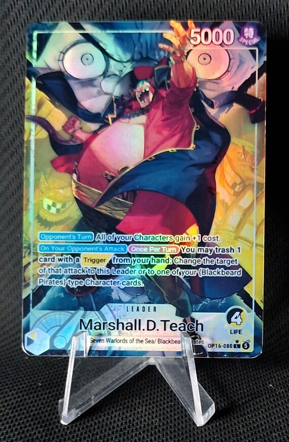 ホロカード　HP360 116/080 MUR One Piece Proxy Card Holo - Marshall D. Teach Leader OP16-080 Alt