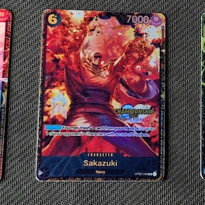 One Piece-Proxykarte Holo – Kuzan Sakazuki Borsalino – OP02-096 099 114 Character Regionals 2023 Top 64 32 16