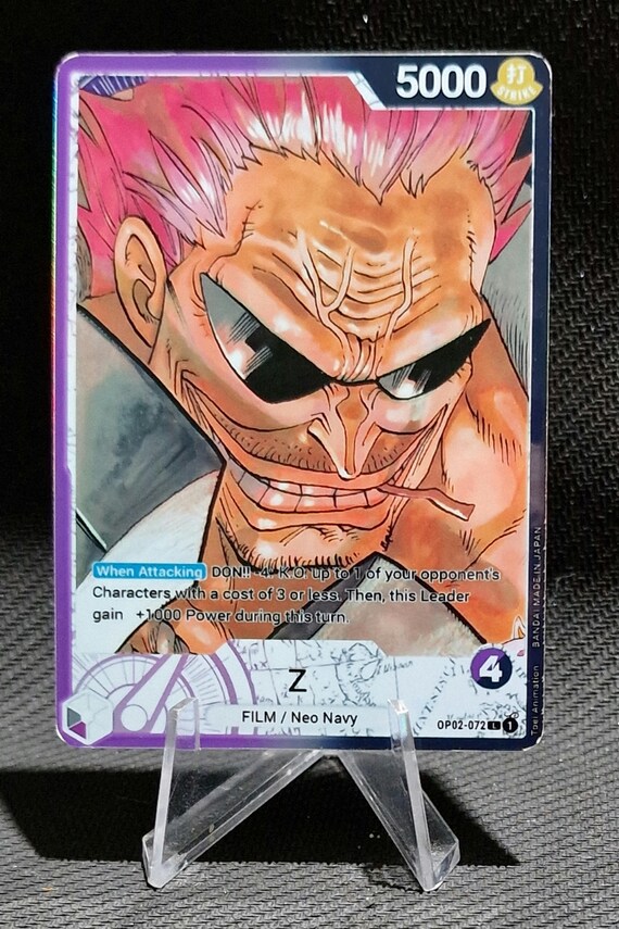 One Piece Proxy Card Holo - Z (zephyr) OP02-072 Alt Art - Etsy