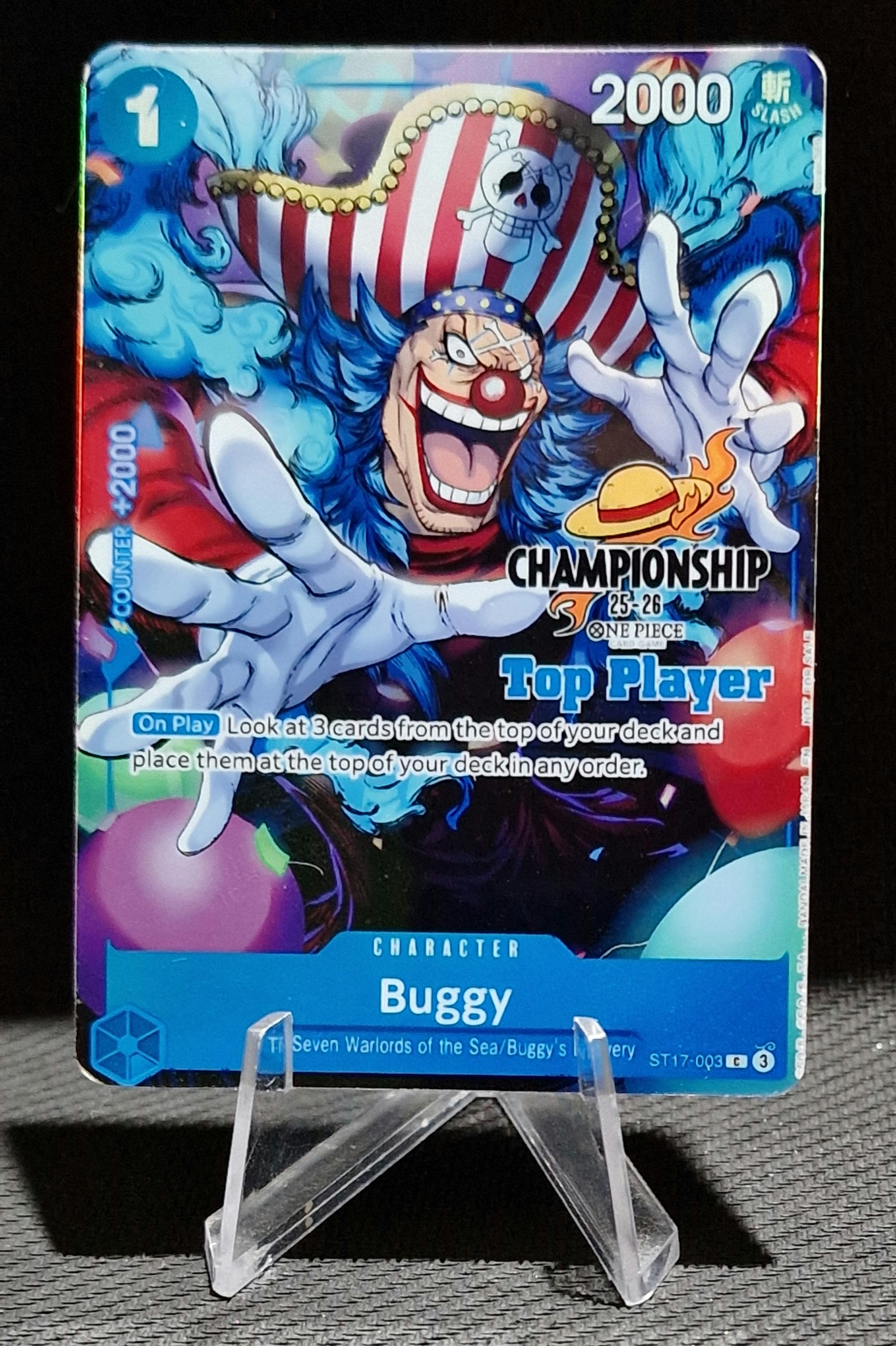 One Piece Proxy Card Holo - Buggy ST17-003 Character Championship