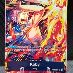 One Piece Proxy-Karte Holo – Koby OP02-098 Promo-Promotion-Pack Vol. 3-stellige englische Version