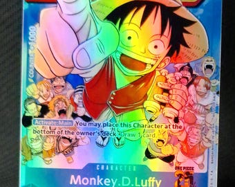 One Piece Proxy Card Holo - Monkey D. Luffy P-033 Weakly Shonen