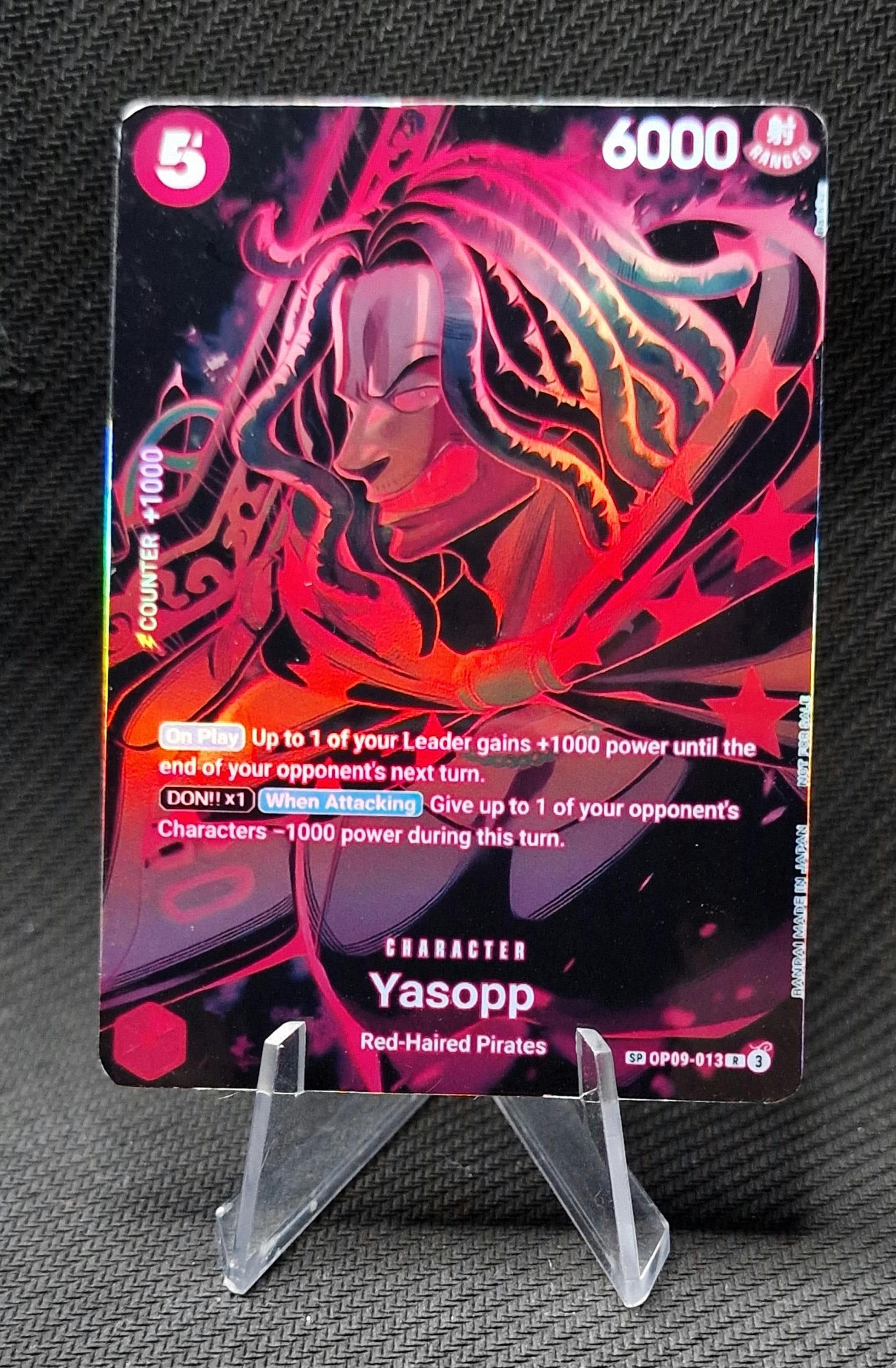 One Piece Proxy Card Holo - Yasopp OP09-013 Special Art OP12 - Etsy