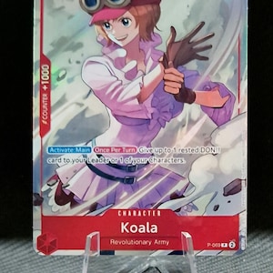 Carta proxy One Piece Holo - Koala P-069 Promo Friendly Match versão Eng