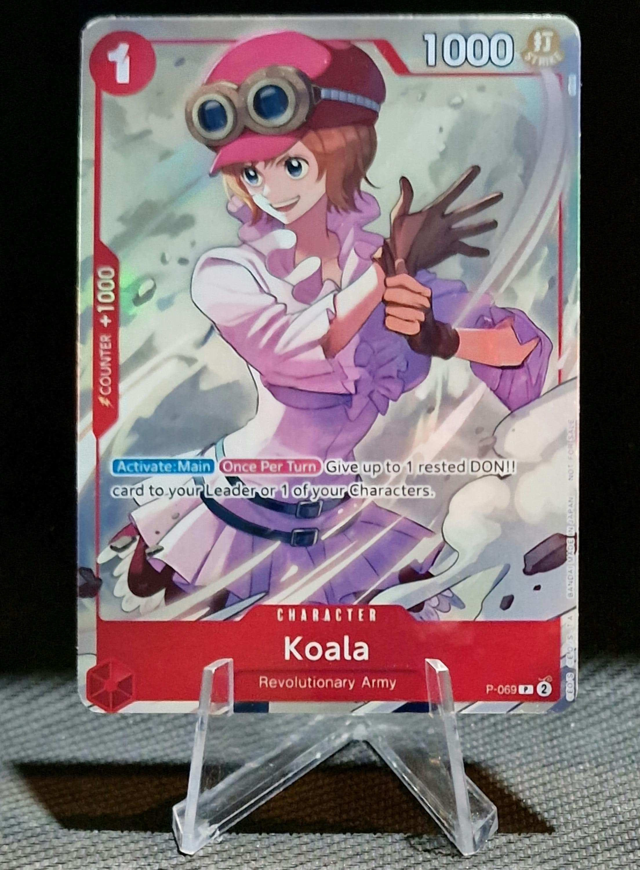 One Piece Proxy Card Holo - Koala P-069 Promo Friendly Match Eng