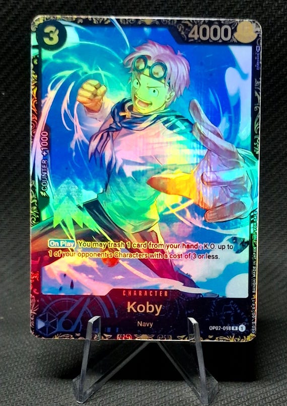 ワンピース プロキシカード ホロ - コビー OP02-098 フラッグシップ