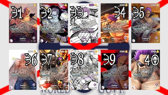 one piece card game zephyr Zephyr [A Fist of Divine Speed Release Event Cards]