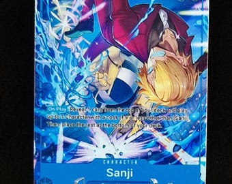 One Piece Proxy Card Holo - Sanji OP06-119 Character Treasure Rare