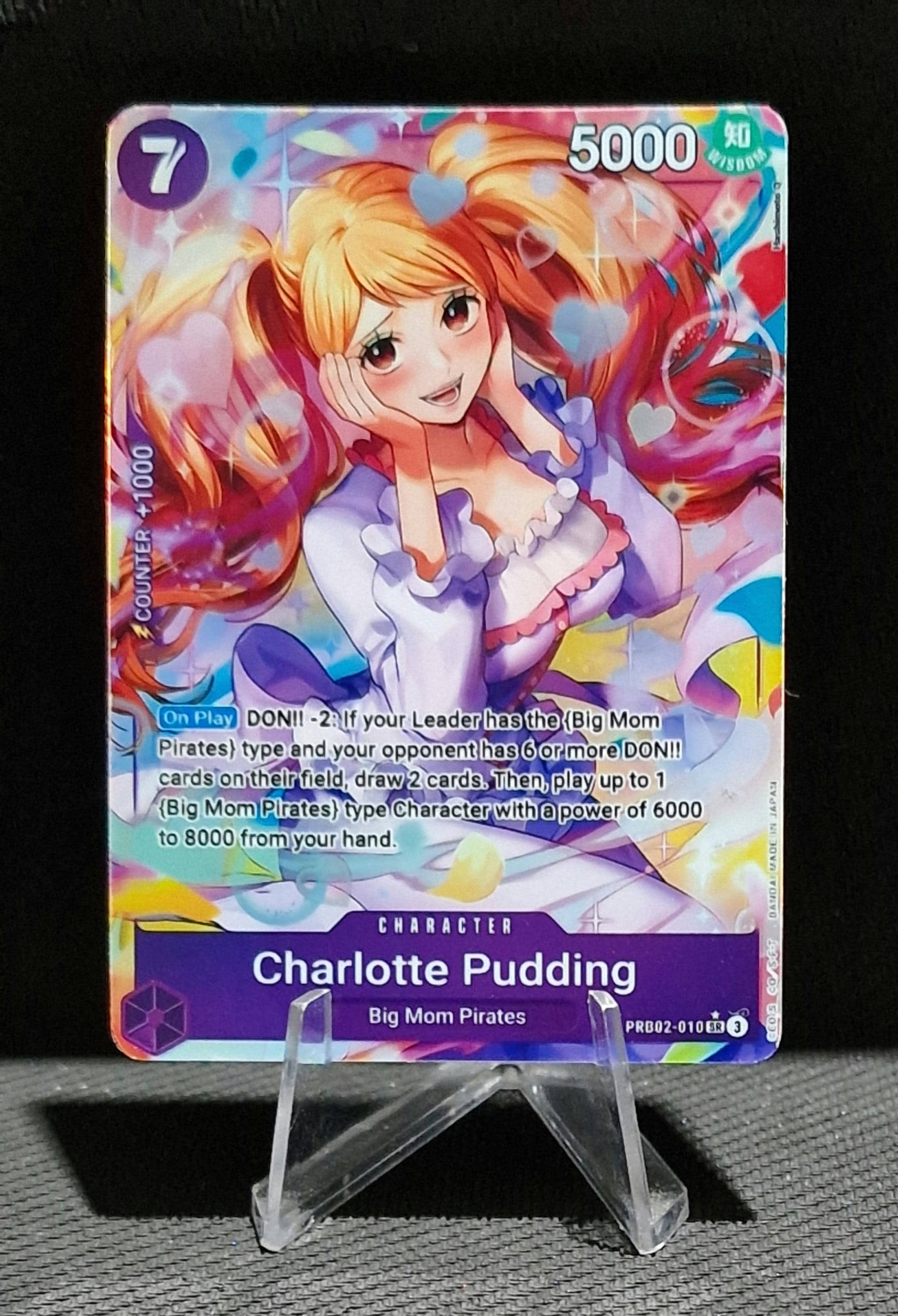 One Piece Proxy Card Holo - Charlotte Pudding PRB02-010 Character