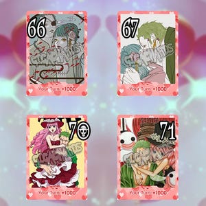Benutzerdefinierte One Piece TCG-Karten, nicht!! Valentinstag Schiffspaar Ruffy Boa Hancock Sanji Pudding Zoro Hiyori Law Robin Nami 2025 Sonderkarte