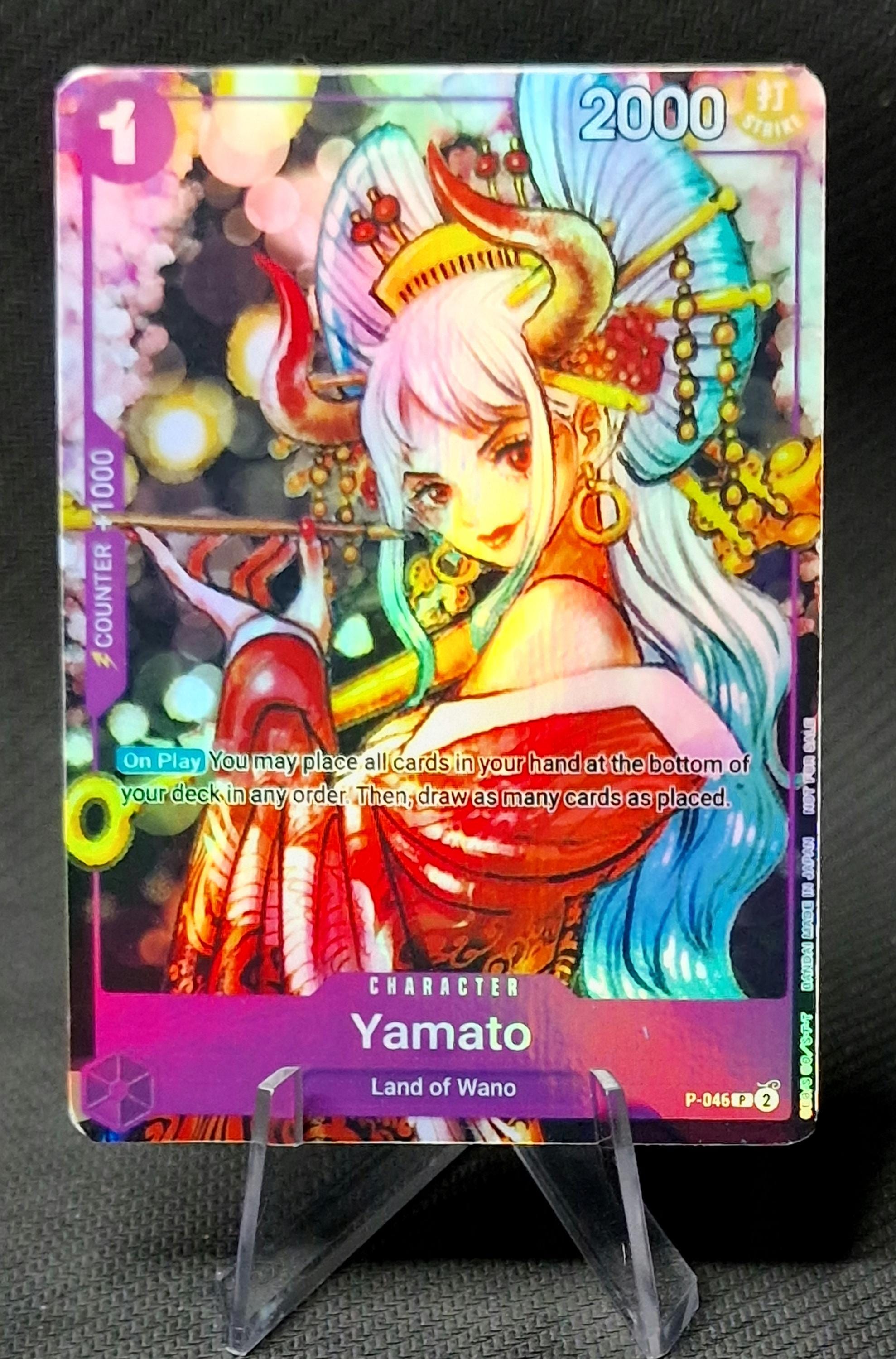 One Piece Proxy Card Holo - Yamato P-046 Character Event Pack Vol