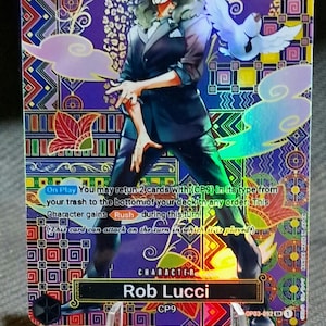 One Piece-Proxykarte Holo – Rob Lucci OP03-092 Sondercharakter OP05