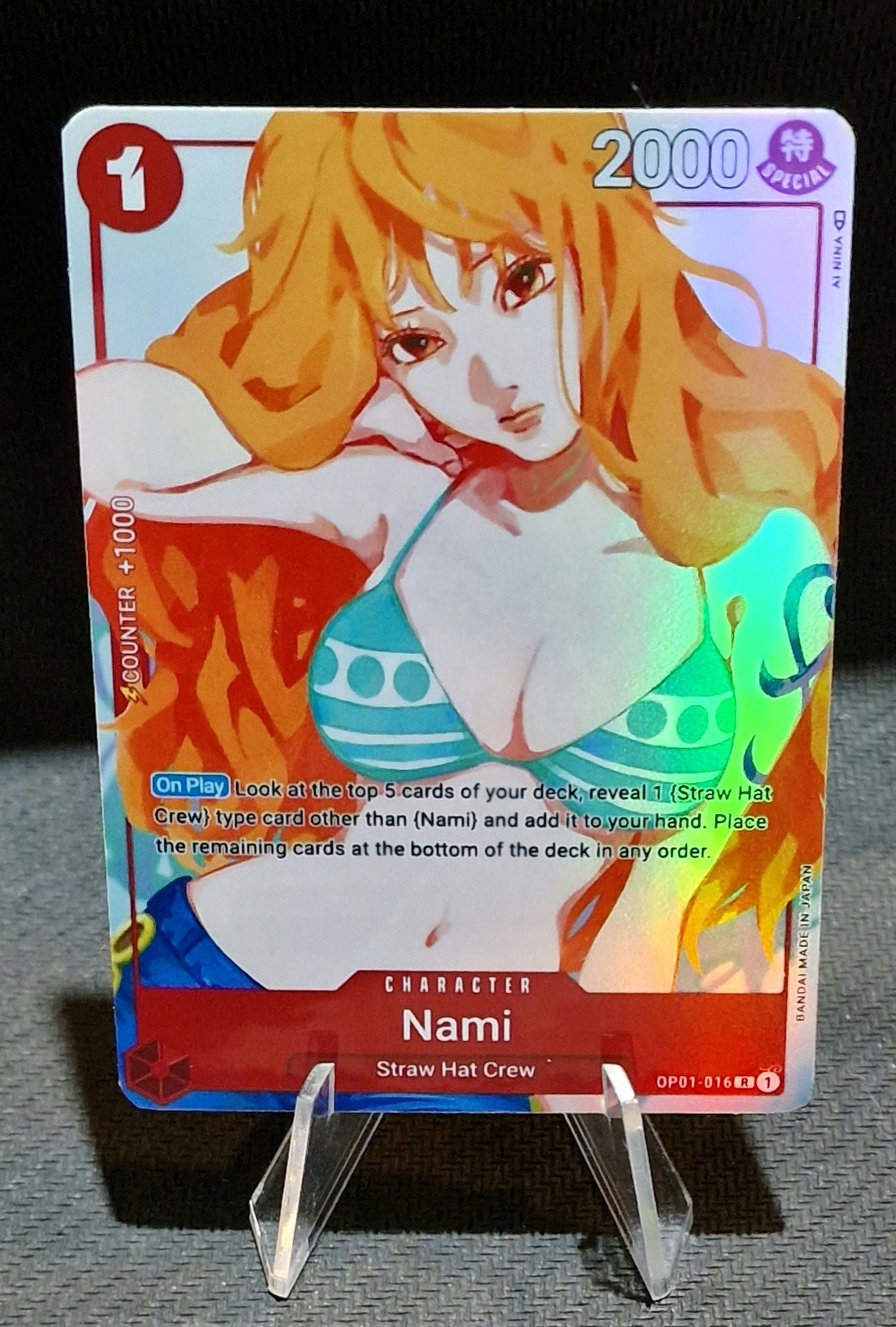 One Piece Proxy Card Holo - Nami OP01-016 Character Premium