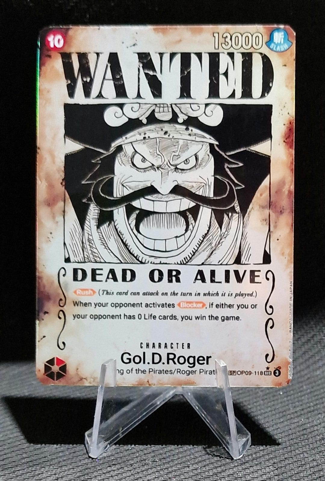 One Piece Proxy Card Holo - Gol.d.roger OP09-118 Character Alt ART