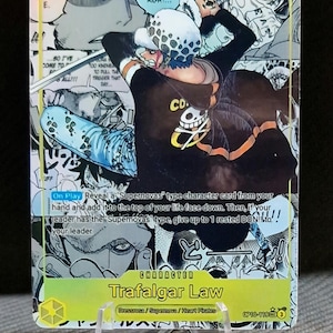One Piece Charakter Manga Art Custom Card Proxy Trafalgar Law OP 10-119 ENG Version