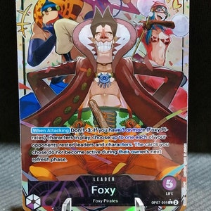 One Piece Proxy-Karte Holo - Foxy Leader OP07-059 Alt Art
