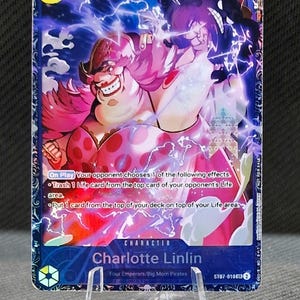 Carte proxy One Piece Holo - Charlotte Linlin ST07-010 Flagship Battle Promo version ANG