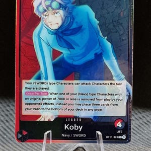 One Piece Proxy-kaartleider Holo - Coby OP11-001