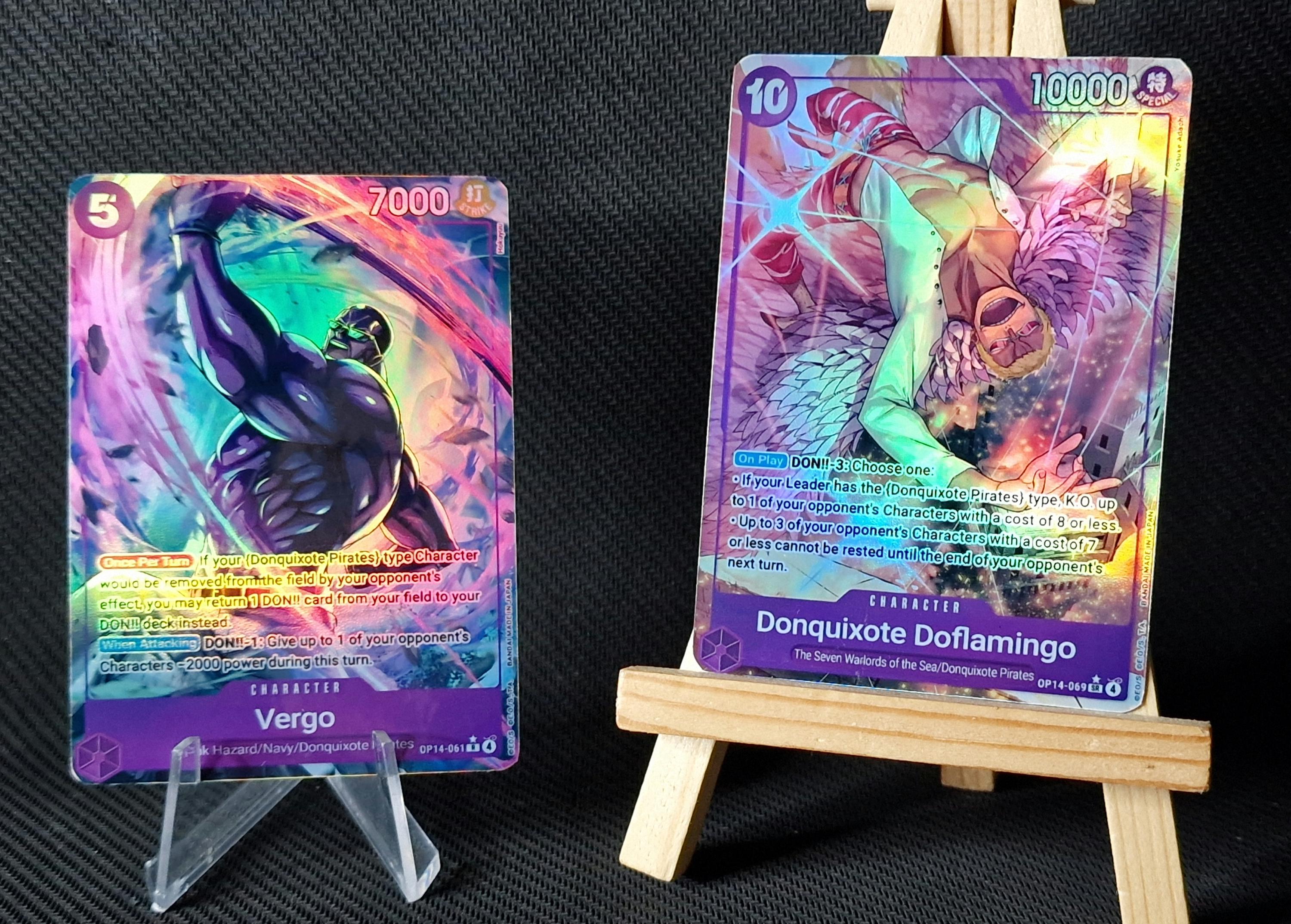 One Piece Proxy Card Holo - Vergo OP14-061 Donquixote Doflamingo