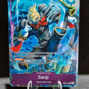 Carte proxy One Piece Holo - Personnage Sanji OP07-064