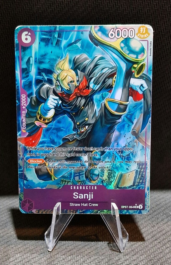 One Piece Proxy Card Holo - Sanji OP07-064 Character - Etsy