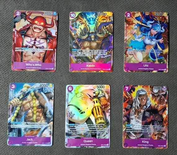 One Piece Proxy Card Holo - Animal Kingdom Pirates Six Pack - OP01