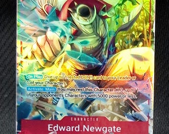 One Piece Proxy Card Holo - Edward Newgate ST15-002 Character PRB