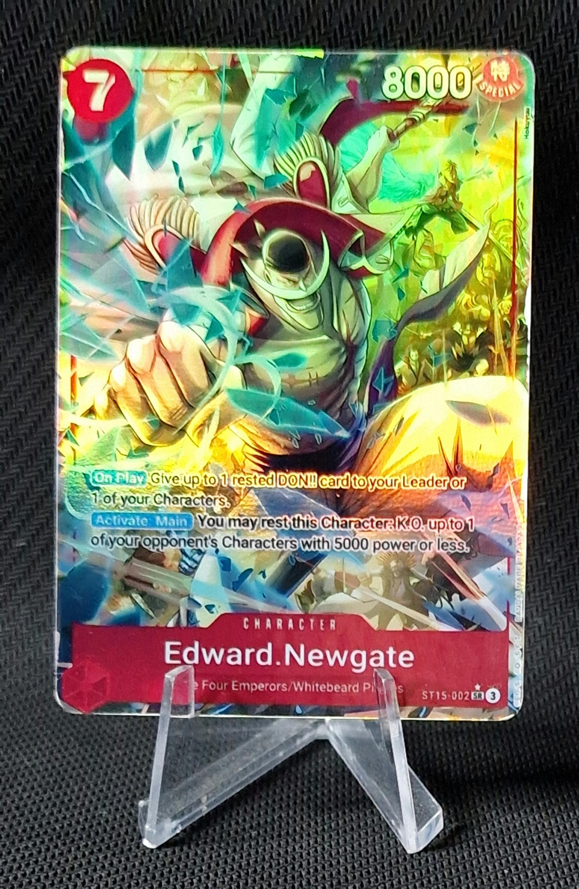 One Piece Proxy Card Holo - Edward Newgate ST15-002 Character PRB