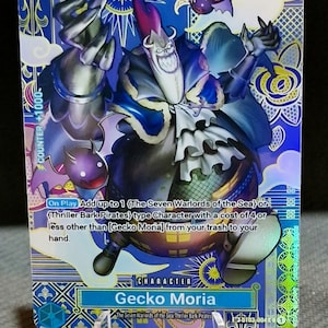 One Piece proxy card Holo - Gecko Moria ST03-004 Special Character OP08