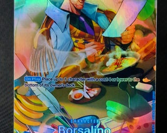 Buy One Piece Proxy Card Holo - Borsalino OP05-051 Special Character OP06  Online in India - Etsy