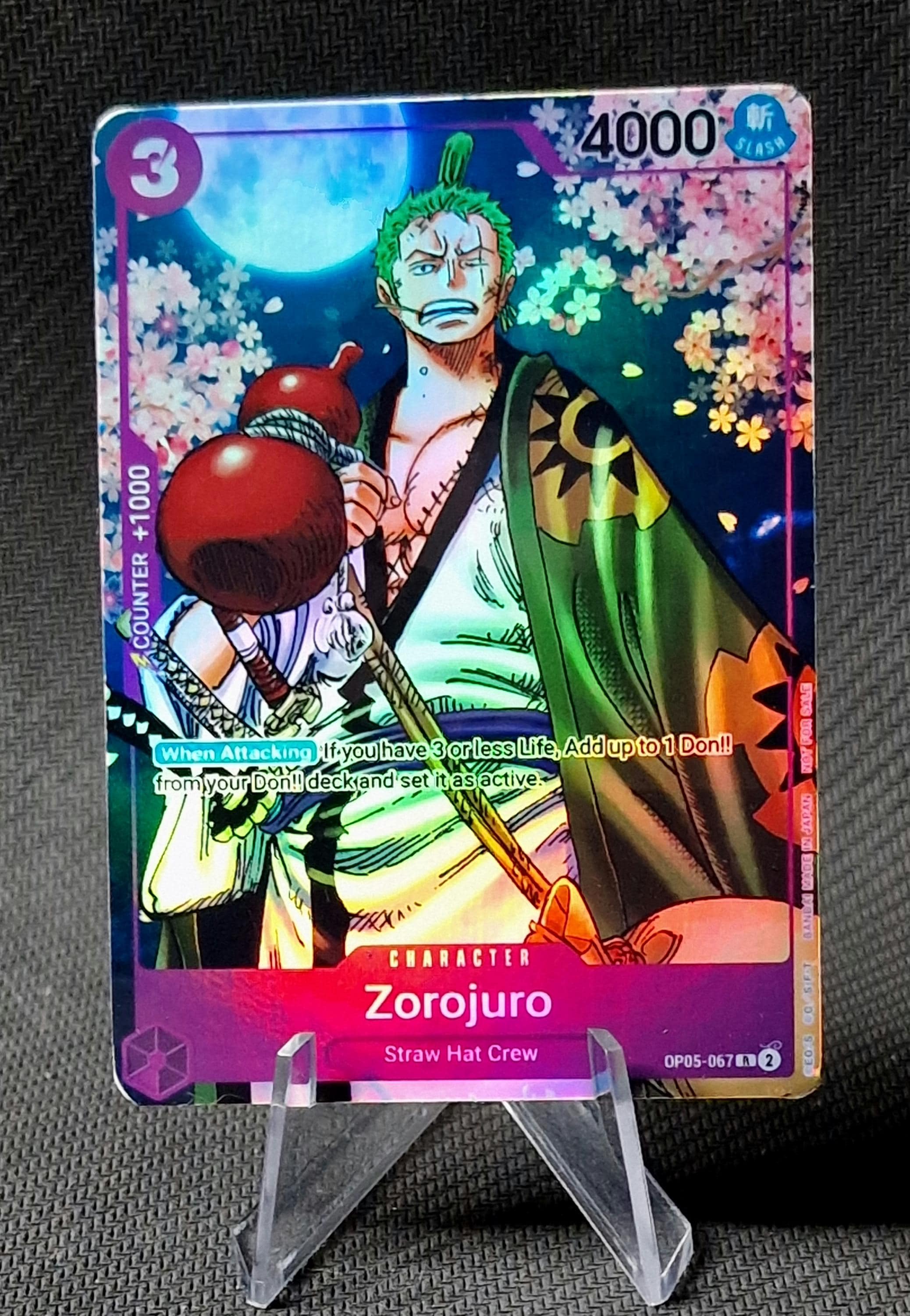 One Piece Proxy Card Holo - Zorojuro OP05-067 Character