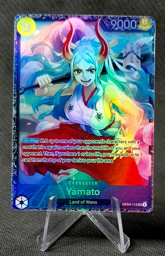One Piece Proxy Card Holo - Yamato OP04-112 Character Best 8 Prize