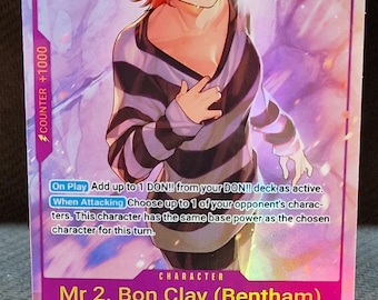 One Piece proxy card Holo - Monkey.D.Luffy EB02-061 Character