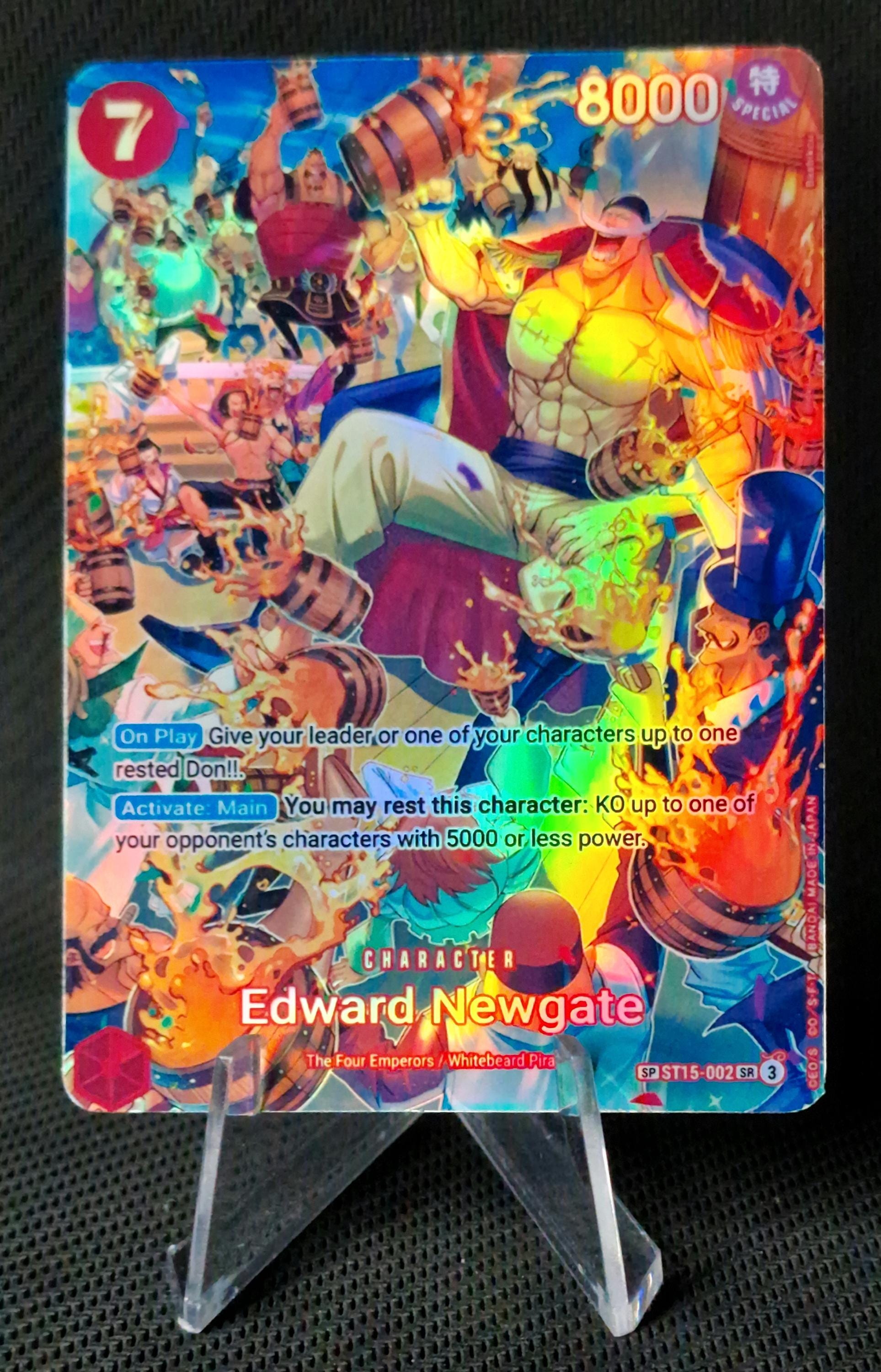 One Piece Proxy Card Holo - Edward Newgate ST15-002 Special