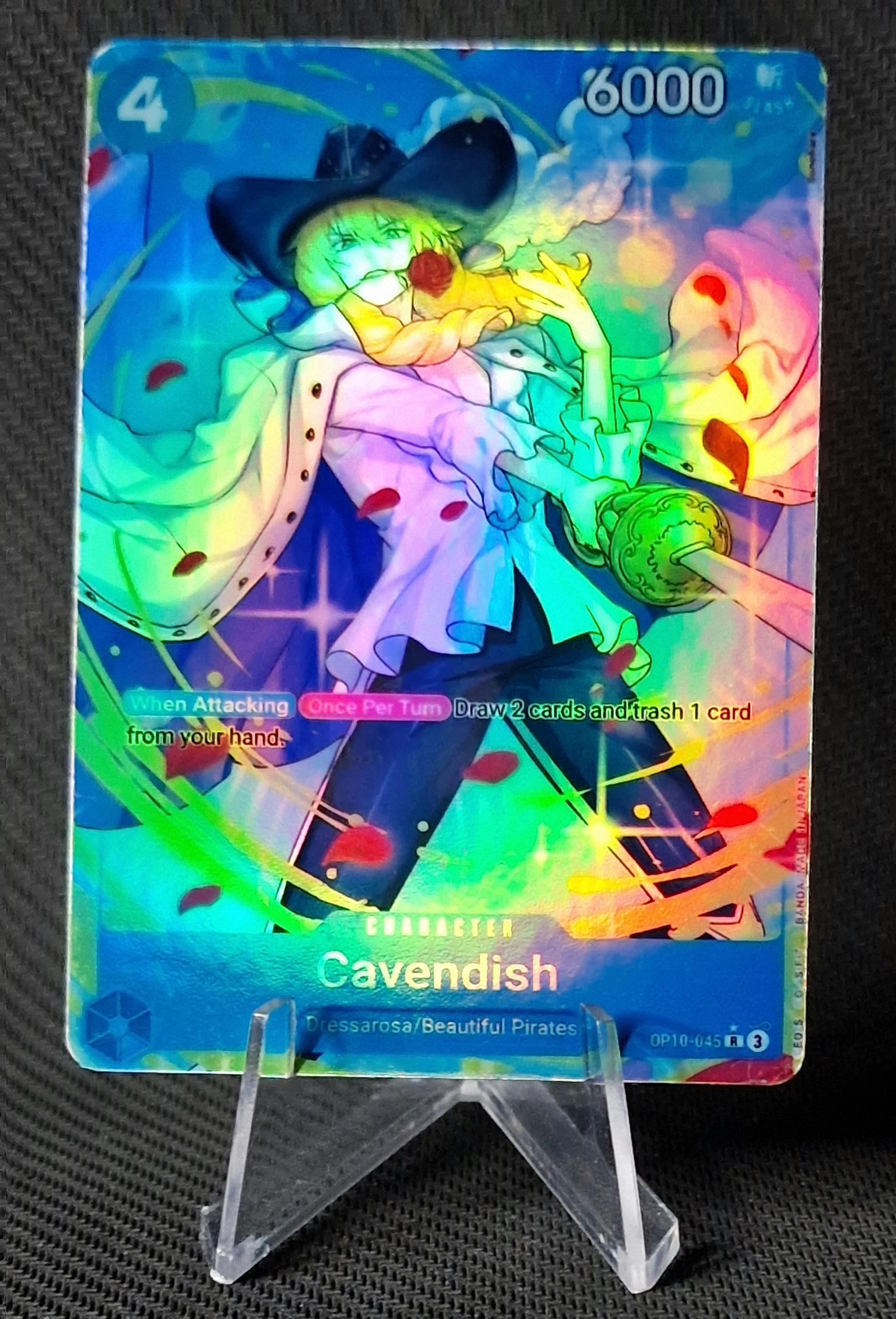 One Piece Proxy Card Holo - Cavendish OP10-045 Character Blue - Etsy