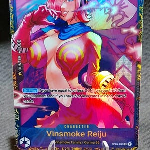 Carte proxy One Piece Holo - Vinsmoke Reiju OP06-069 Flagship Battle Version anglaise