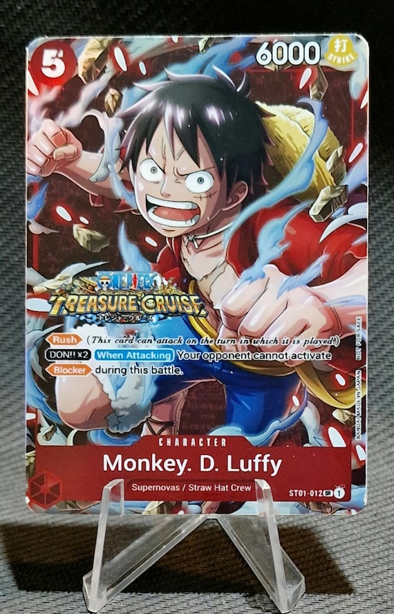 one piece card game st01-012 Oda Signed Monkey D Luffy Premium Textured English OP PROXIES TCG Character Color Monkey.D.Luffy ST01-012 SR - One