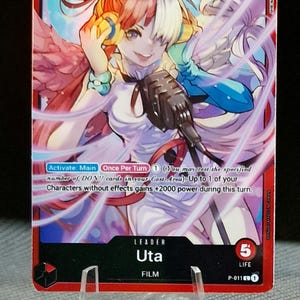 One Piece proxy card Holo - Uta P-011 Leader PREMIUM CARD COLLECTION