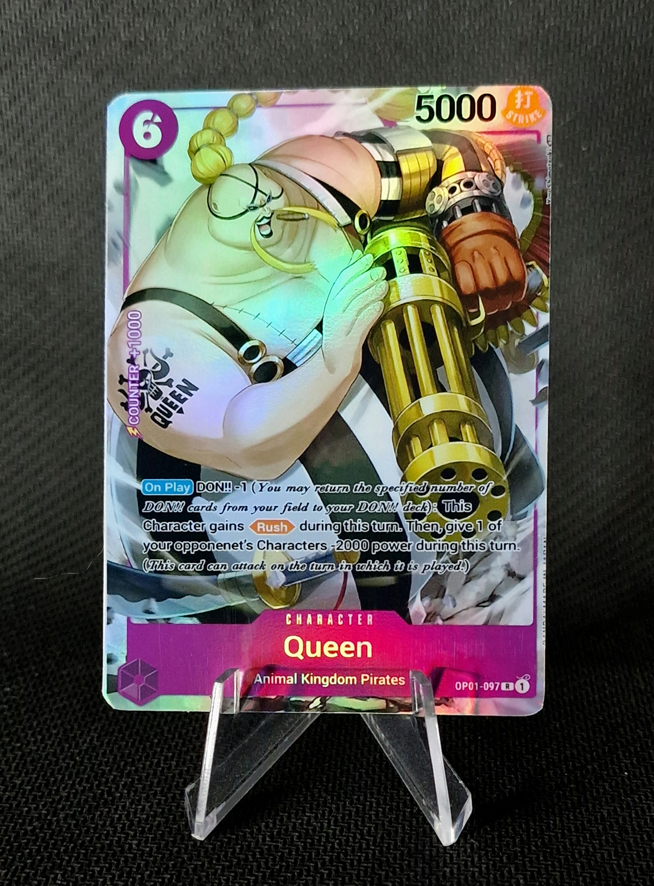 One Piece Proxy Card Holo - Animal Kingdom Pirates Six Pack - OP01  Who's.who Kaido Ulti Jack Queen King Character Purple - Etsy