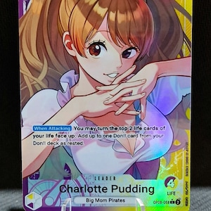 One Piece Proxy-Karte Holo – Charlotte Pudding Leader OP08-058 Classic & Alt Art