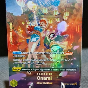 One Piece Proxy-Karte Holo – O-Nami OP06-101 Sondercharakter OP07