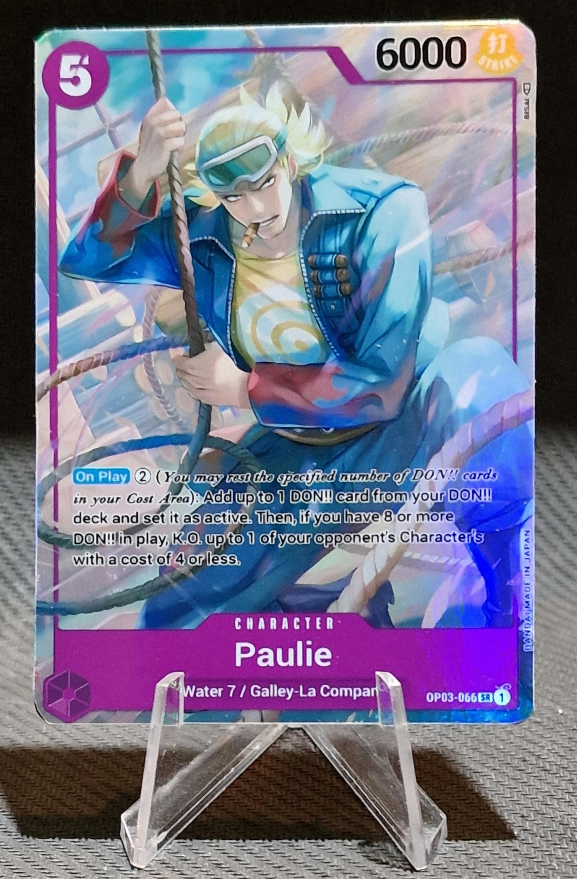 One Piece Proxy Card Holo - Paulie OP03-066 Character - Etsy One Piece Proxy Card Holo - Paulie OP03-066 Character - Etsy