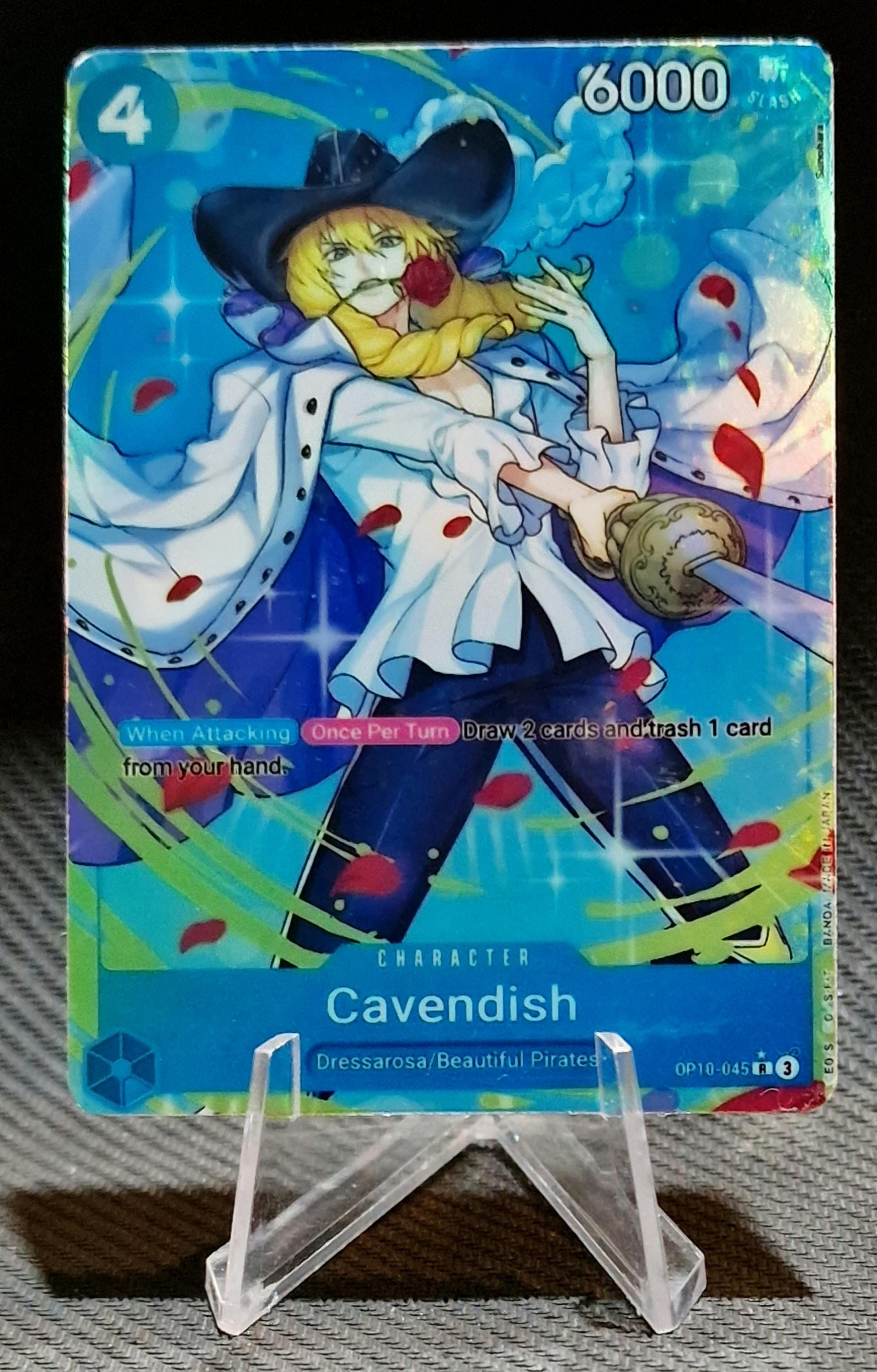 One Piece Proxy Card Holo - Cavendish OP10-045 Character Blue - Etsy