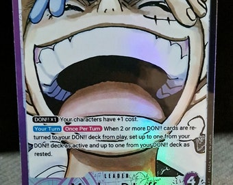 One Piece proxy card Holo - Monkey D. Luffy Leader OP09-061 Alt art