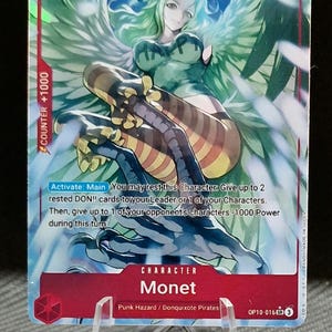 One Piece Proxy-Karte Holo – Monet OP10-016 Charakter rot
