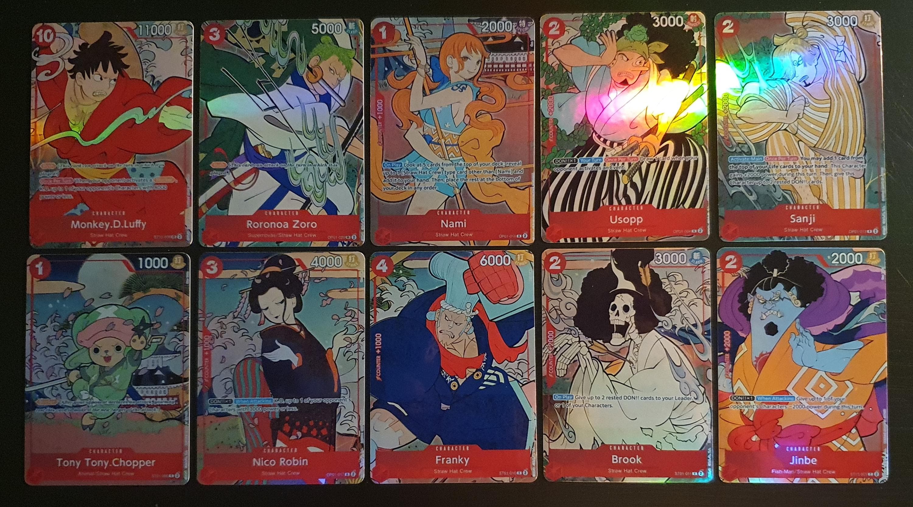 One Piece Proxy Card Holo - 1st Anniversary Set - Custom Card