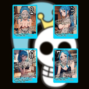 Une pièce DON !! - Carte personnalisée - Fait main - Vivi set color