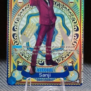 One Piece proxy card Holo - Sanji OP06-119 Character OP11